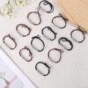 10pcs Sparkling Rhinestone Elastic Hair Ties