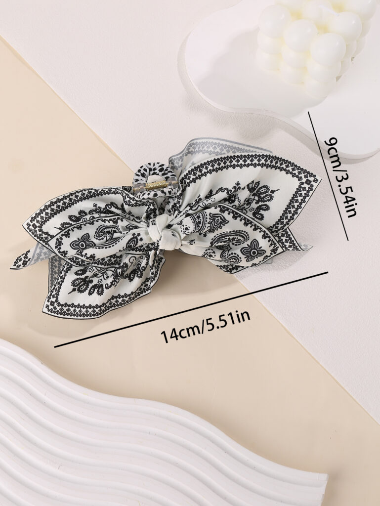 product size-1pc Bandana Flower Boho Bowknot 