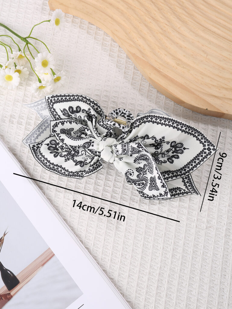 product size-1pc Bandana Flower Boho Bowknot 