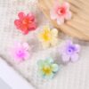 6 Pack Colorful Flower Hairpin