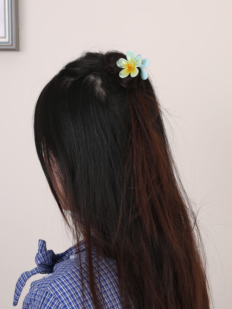 product details-6 Pack Colorful Flower Hairpin