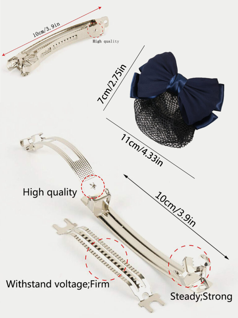 product size-Hotel Stewardess, Nurse, Waitress Hair Clip